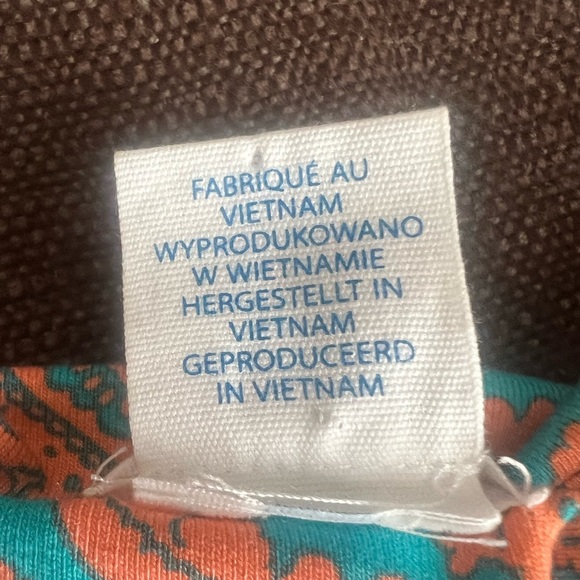 Sigrid Olsen Summer Dress Racerback Teal & Coral Light Beach Cruise Size Large - Picture 8 of 11